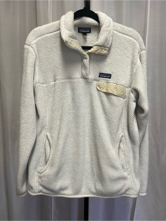 Patagonia Jackets & Blazers - Patagonia Re-Tool Snap-T Pullover Color: Raw Linen - White X-Dye | size XL